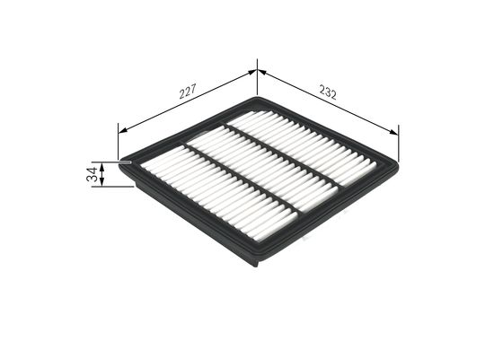 Bosch Luchtfilter F 026 400 407