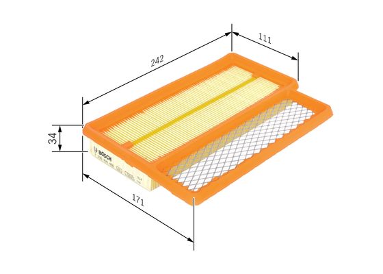 Bosch Luchtfilter F 026 400 466