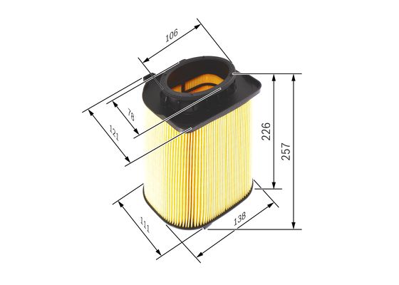 Bosch Luchtfilter F 026 400 480