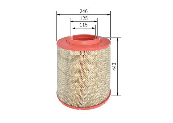 Bosch Luchtfilter F 026 400 562