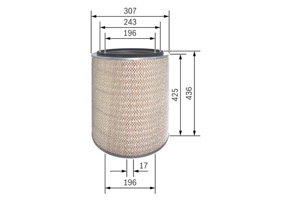 Bosch Luchtfilter F 026 400 604