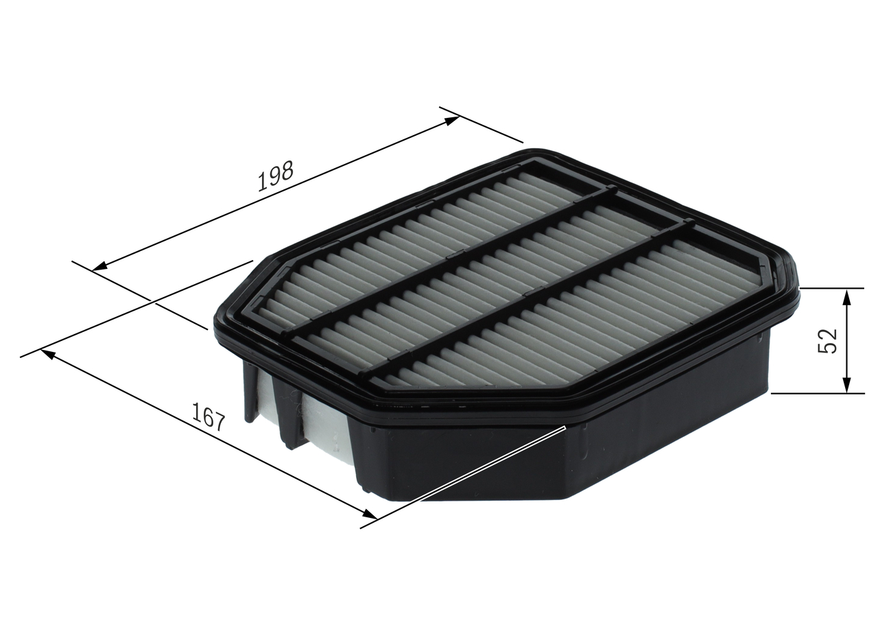 Bosch Luchtfilter F 026 400 711