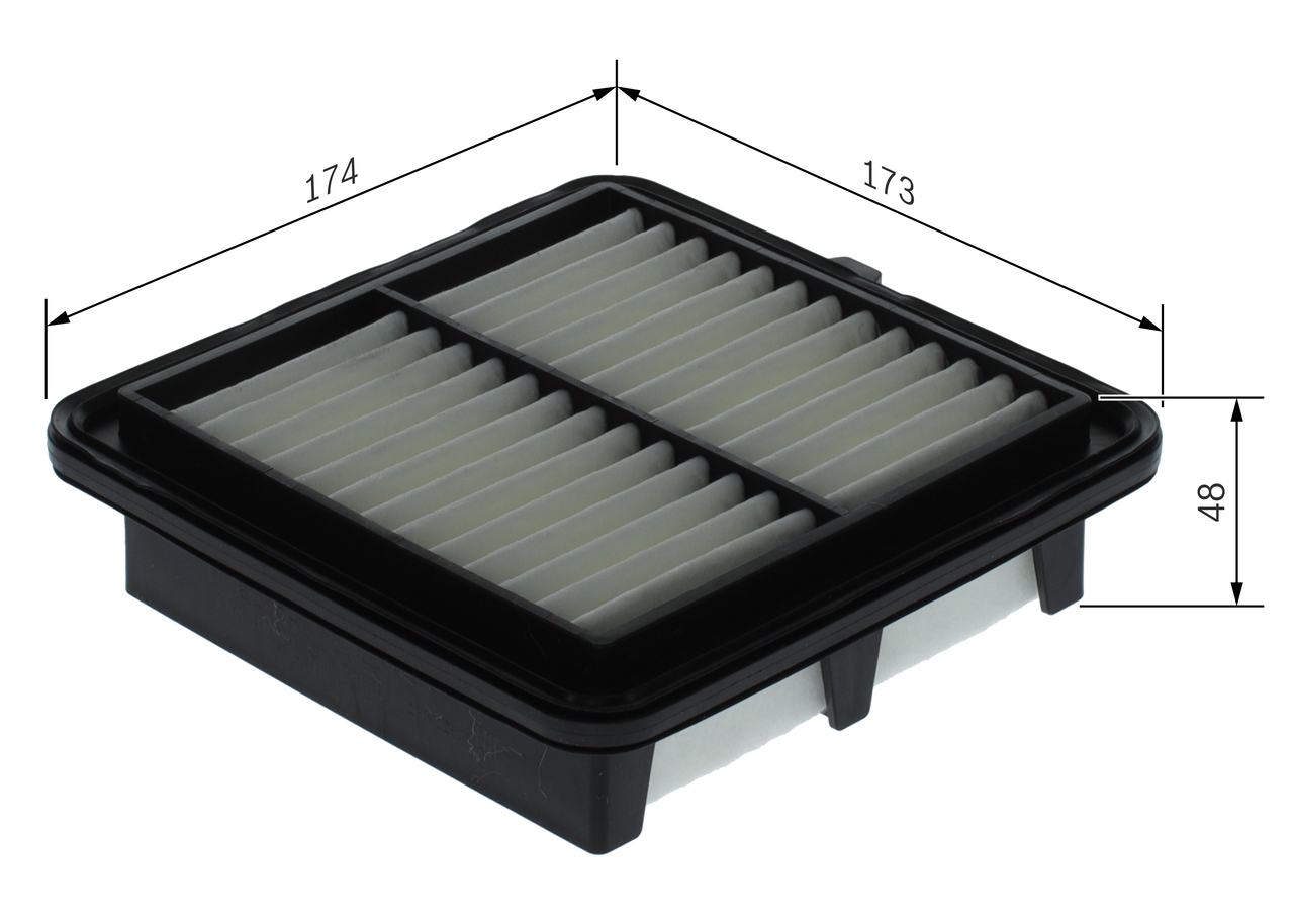 Luchtfilter Bosch F 026 400 729