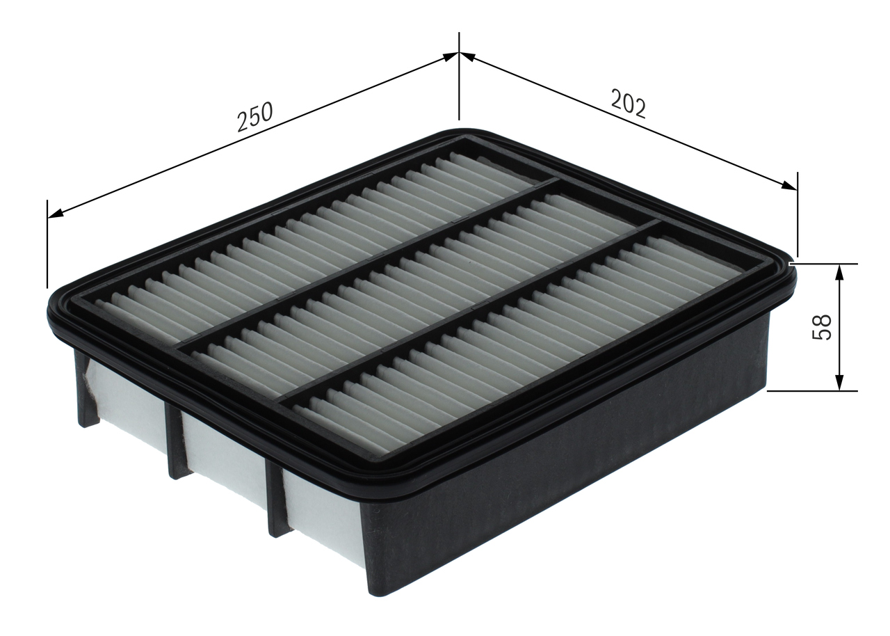 Luchtfilter Bosch F 026 400 744