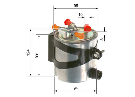 Bosch Brandstoffilter F 026 402 016