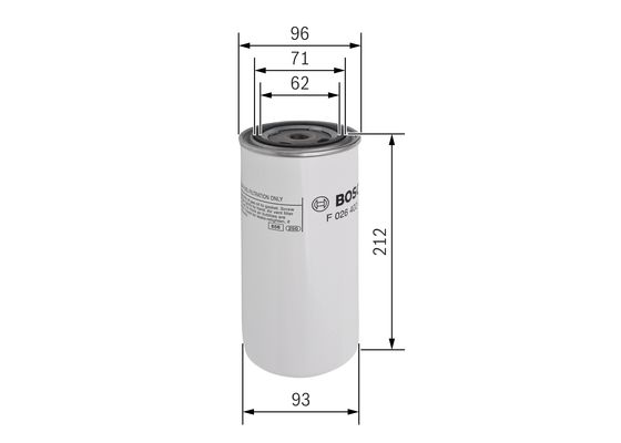 Bosch Brandstoffilter F 026 402 035