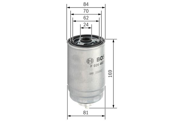 Bosch Brandstoffilter F 026 402 048