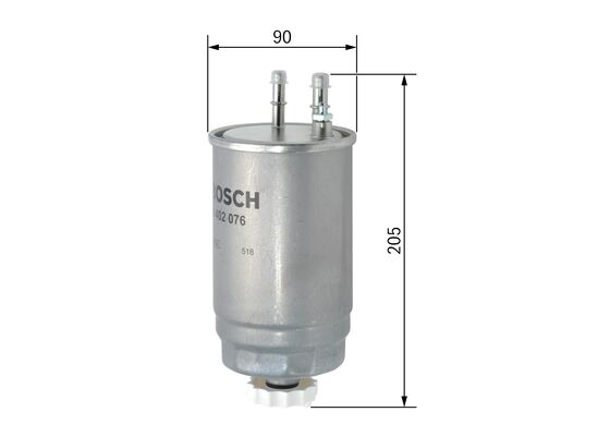 Bosch Brandstoffilter F 026 402 076