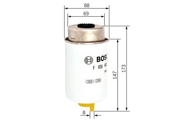 Bosch Brandstoffilter F 026 402 088