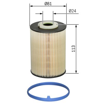 Bosch Brandstoffilter F 026 402 128