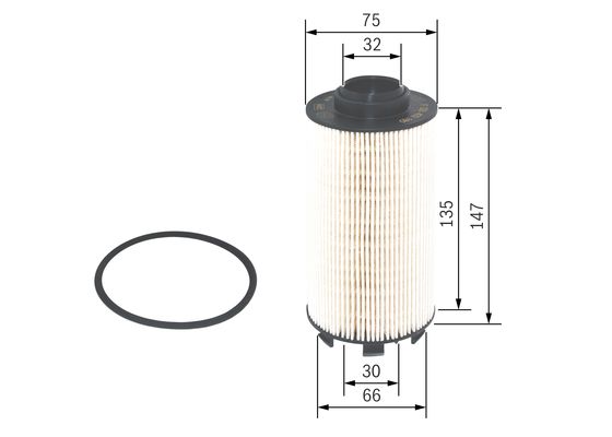 Bosch Brandstoffilter F 026 402 180