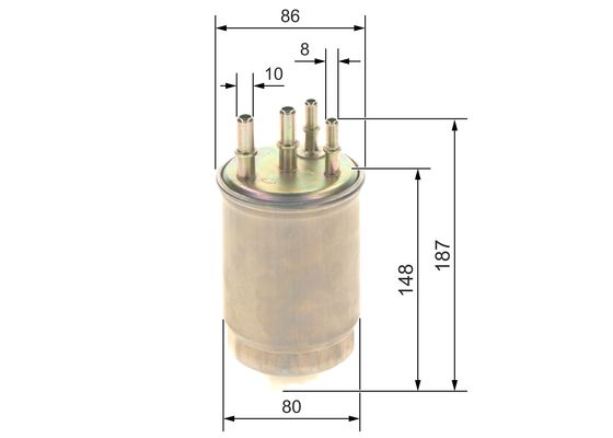 Bosch Brandstoffilter F 026 402 244