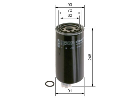 Bosch Brandstoffilter F 026 402 272
