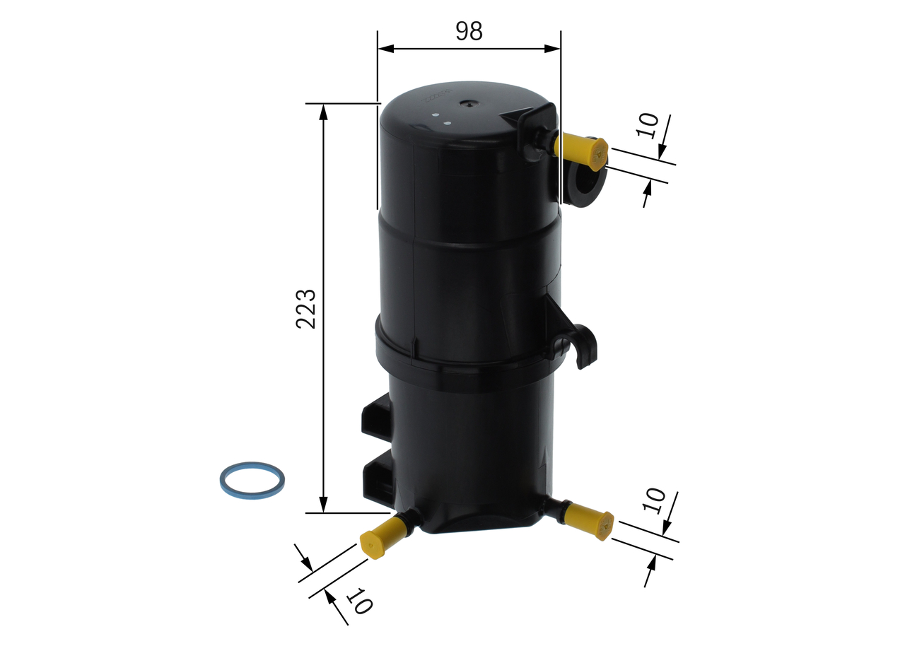 Bosch Brandstoffilter F 026 402 278