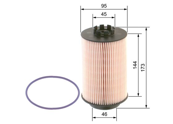 Bosch Brandstoffilter F 026 402 744
