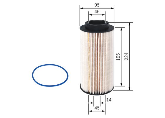 Bosch Brandstoffilter F 026 402 745