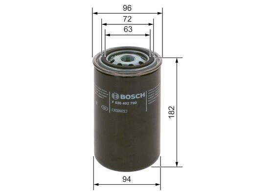 Bosch Brandstoffilter F 026 402 790