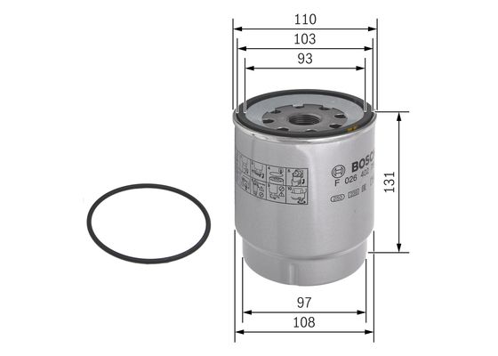 Bosch Brandstoffilter F 026 402 794