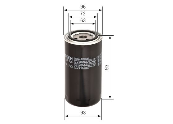 Bosch Brandstoffilter F 026 402 799