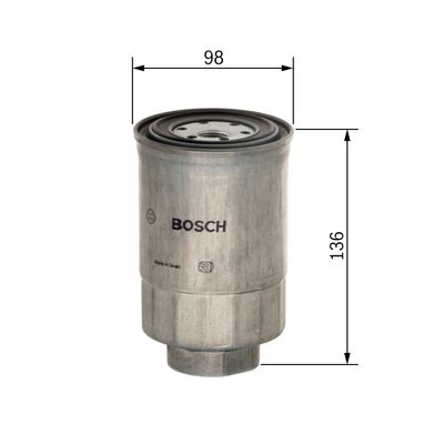 Brandstoffilter Bosch F 026 402 831