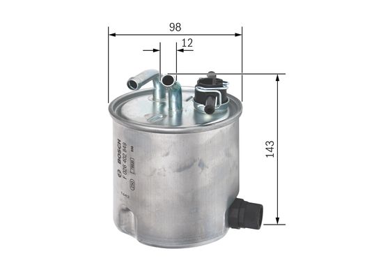 Bosch Brandstoffilter F 026 402 849