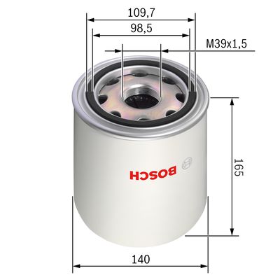 Luchtdroger (remsysteem) Bosch F 026 404 012