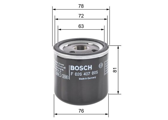 Bosch Oliefilter F 026 407 005