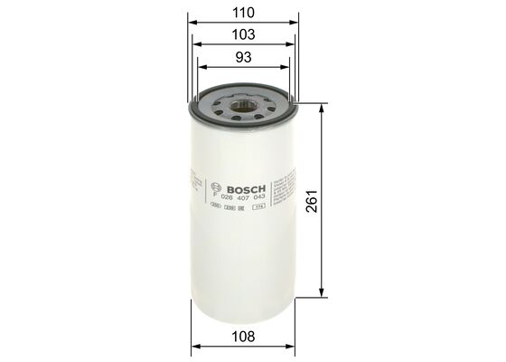 Bosch Oliefilter F 026 407 043