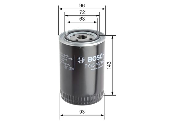 Bosch Oliefilter F 026 407 053