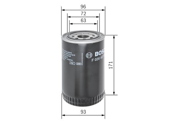 Bosch Oliefilter F 026 407 057