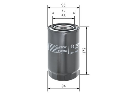 Bosch Oliefilter F 026 407 081