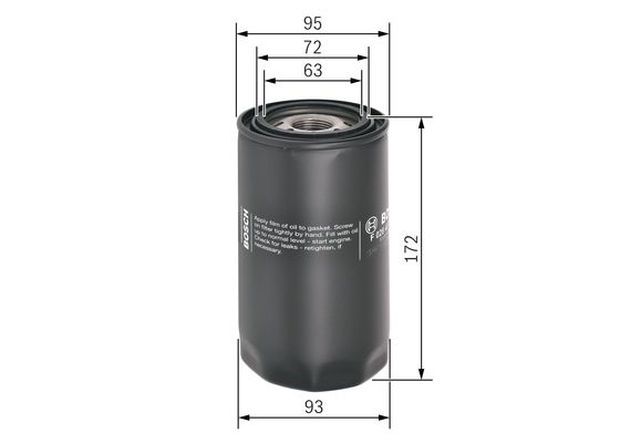 Bosch Oliefilter F 026 407 101