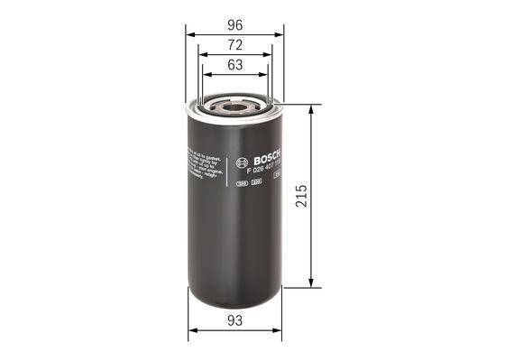 Bosch Oliefilter F 026 407 115