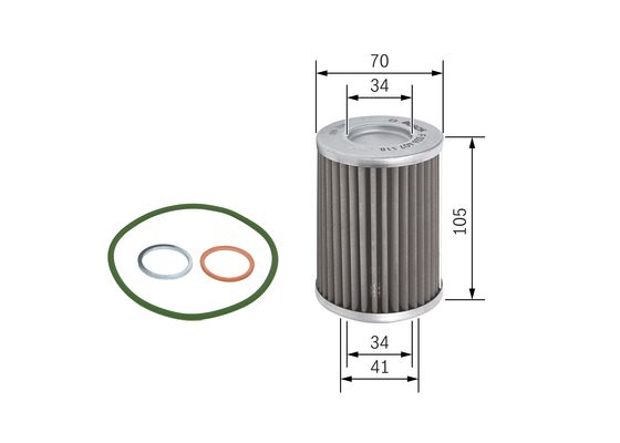 Bosch Filter/oliezeef automaatbak F 026 407 118