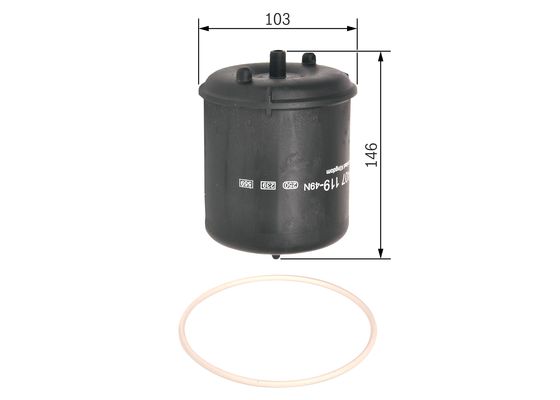 Bosch Oliefilter F 026 407 119