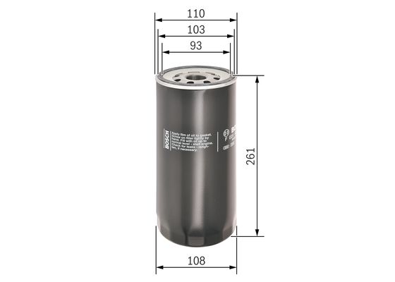 Bosch Oliefilter F 026 407 150