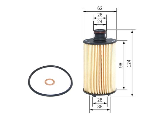 Bosch Oliefilter F 026 407 154