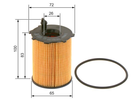 Bosch Oliefilter F 026 407 159