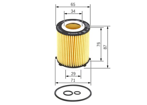 Bosch Oliefilter F 026 407 166