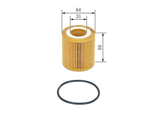 Bosch Oliefilter F 026 407 177