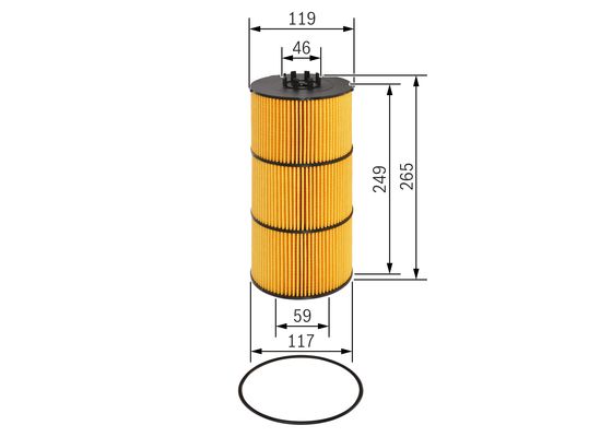 Bosch Oliefilter F 026 407 192