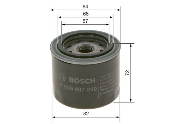 Bosch Oliefilter F 026 407 200