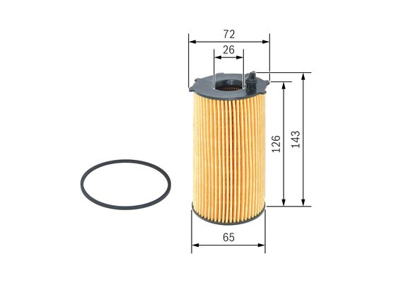 Bosch Oliefilter F 026 407 207