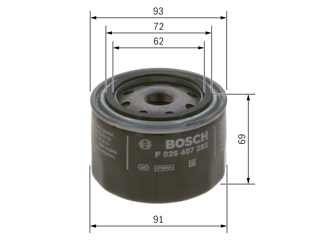 Bosch Filter/oliezeef automaatbak F 026 407 282