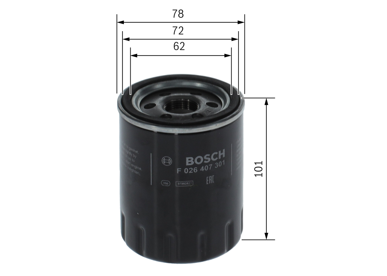 Bosch Oliefilter F 026 407 301
