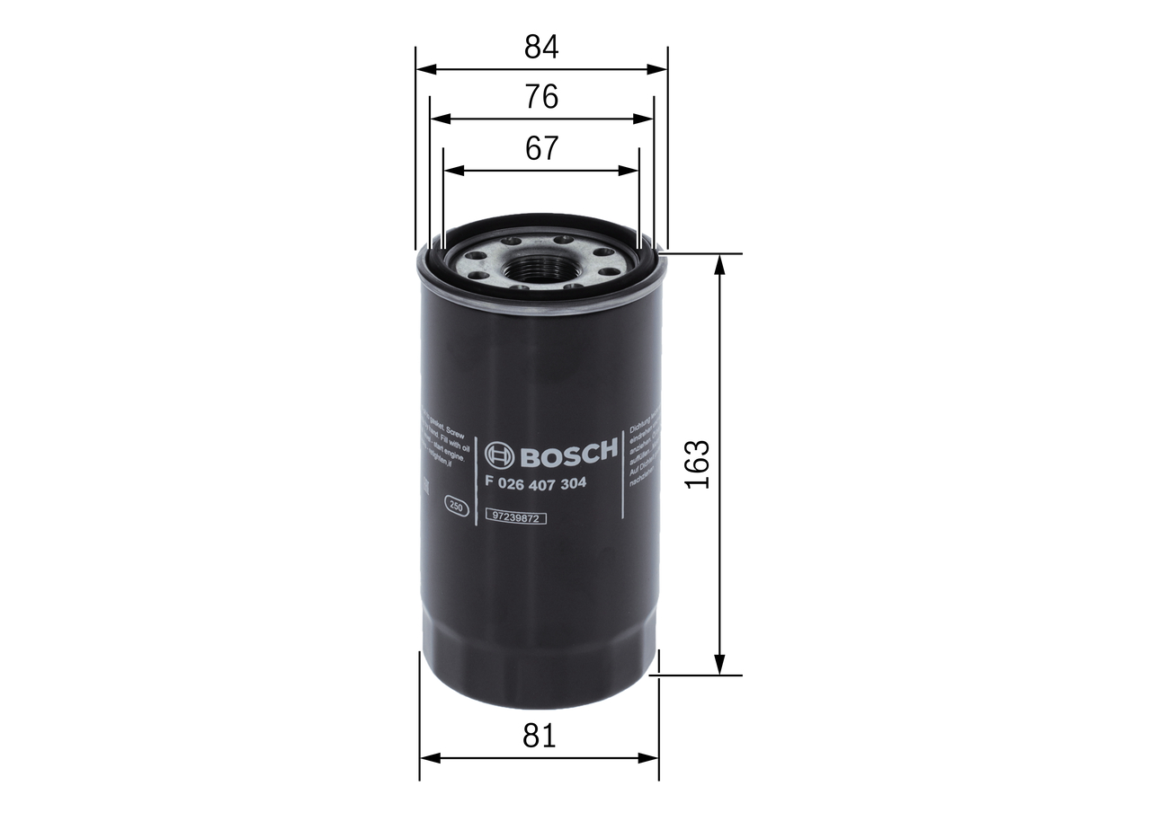 Bosch Oliefilter F 026 407 304