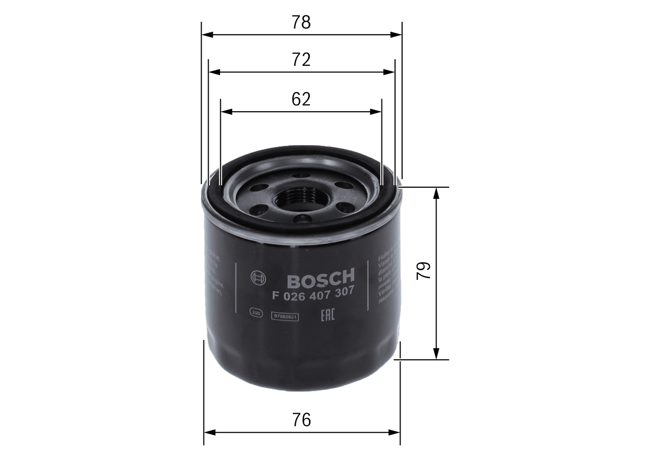 Bosch Oliefilter F 026 407 307