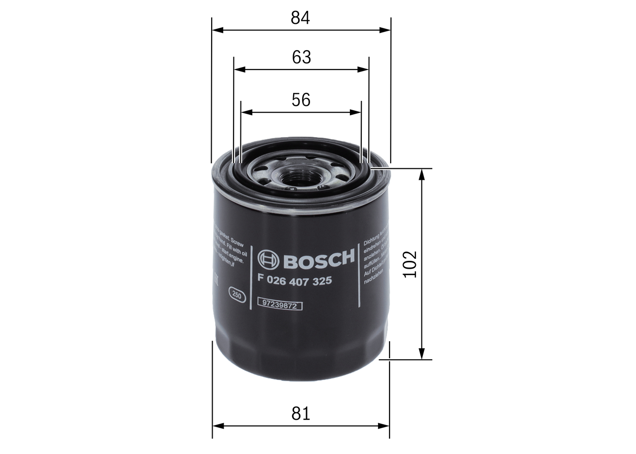 Oliefilter Bosch F 026 407 325