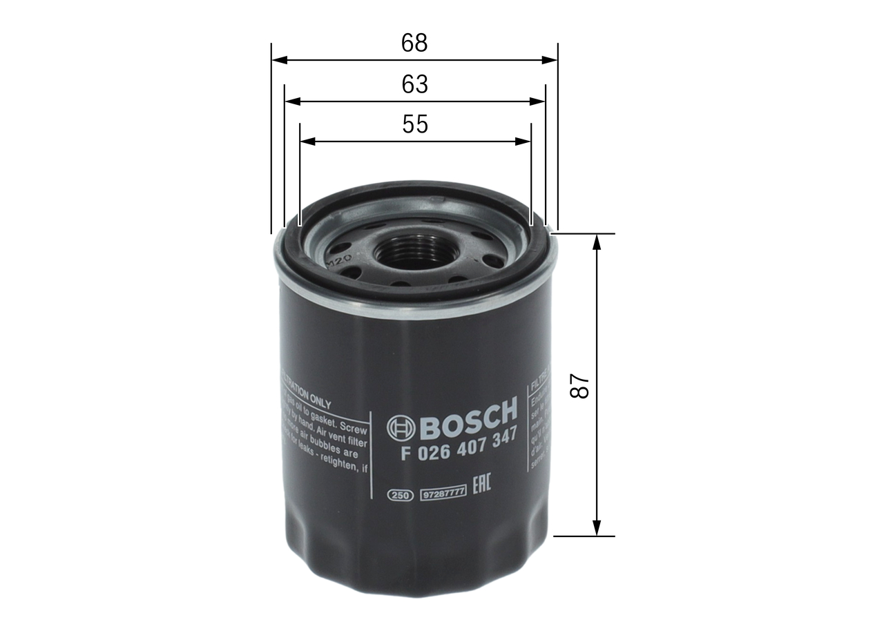 Bosch Oliefilter F 026 407 347