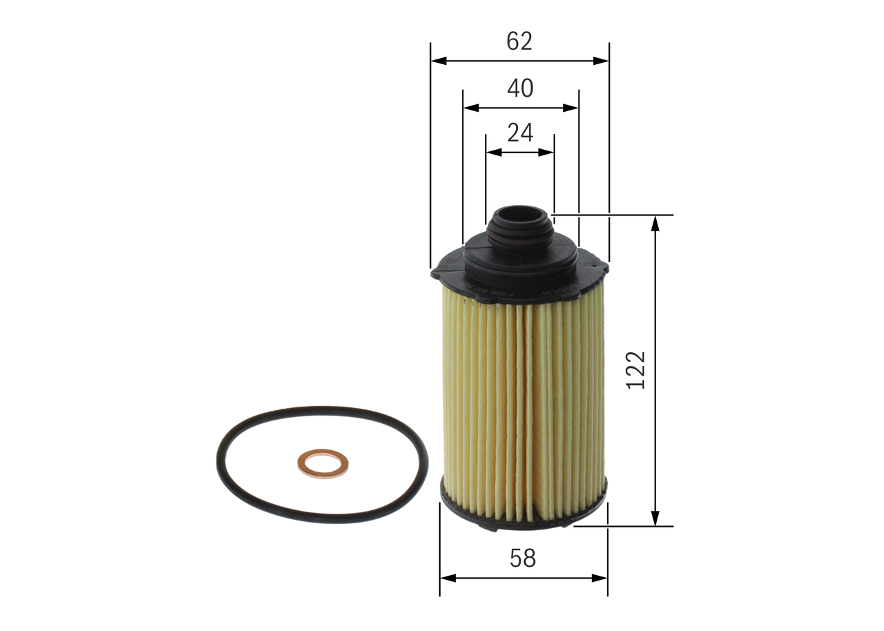 Bosch Oliefilter F 026 407 348